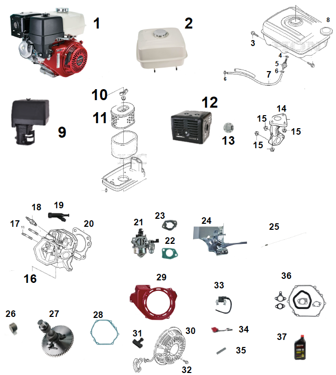 Dirt Monkee Honda GX390 General Pump 4 GPM 4000 PSI DM-HC390GP44
